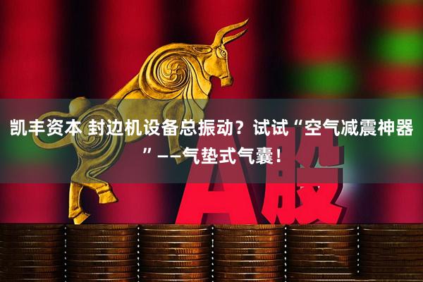 凯丰资本 封边机设备总振动？试试“空气减震神器”——气垫式气囊！